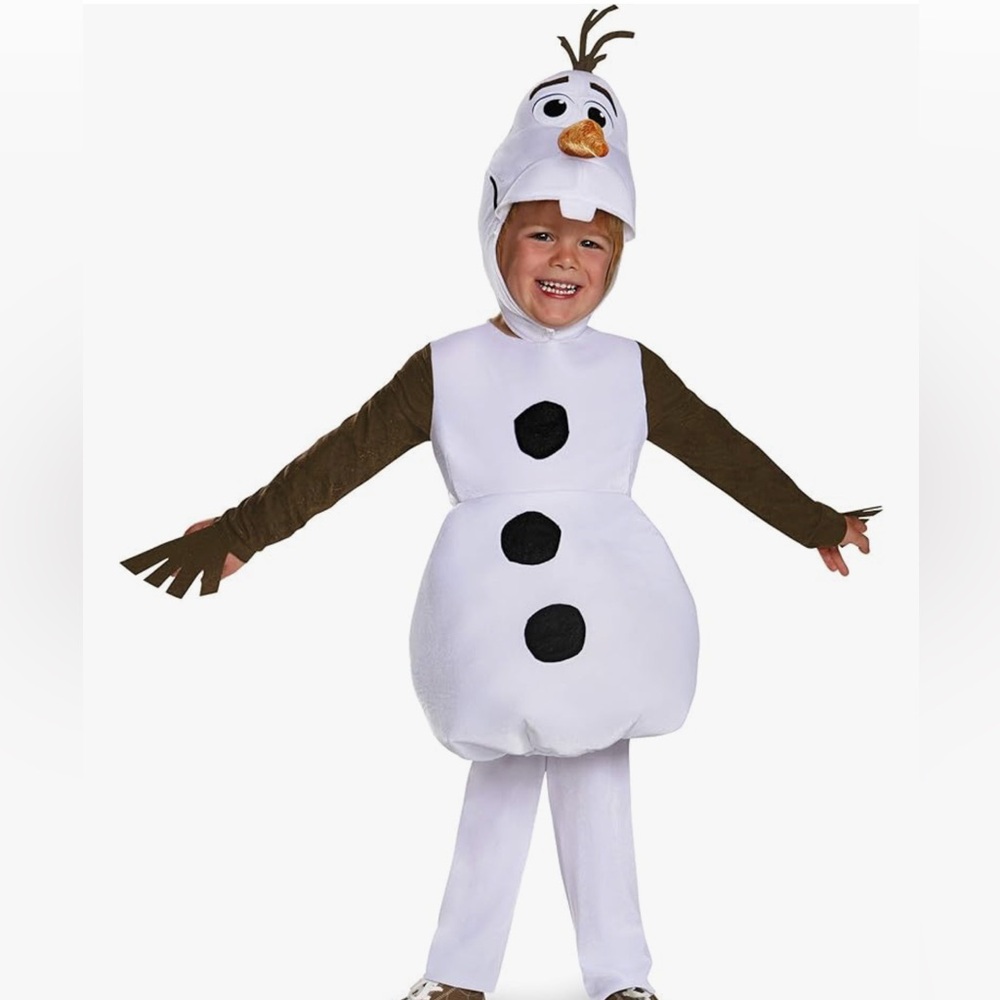 Frozen Olaf Kids Costume - White and Black